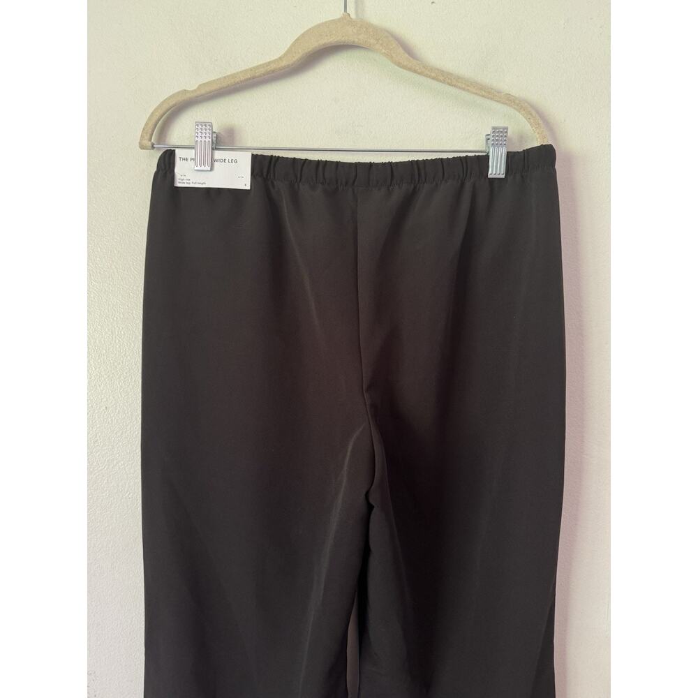 NWT Ann Taylor The Pull On Wide Leg Pants Black Size Small - Picture 5 of 7